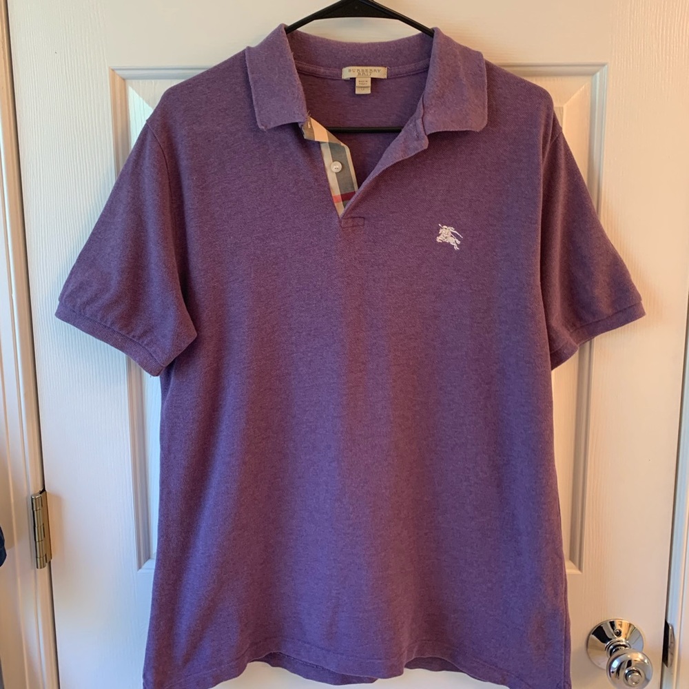 Burberry Men’s polo shirt. Medium. Great condition.